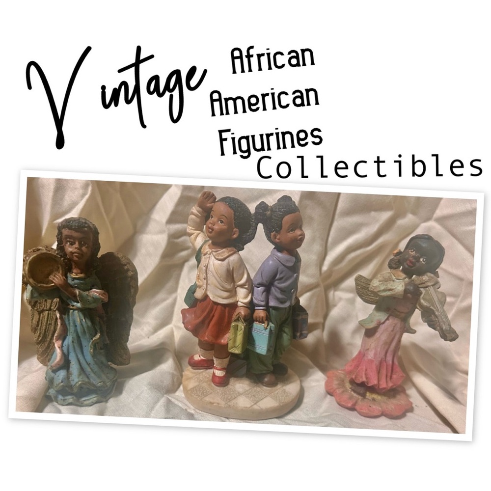 Figurine Set African American Collectibles